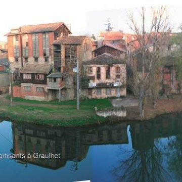 Graulhet, les pittoresques ruelles du quartier Panessac, avec leurs maisons à pans de bois et les vestiges d’un grand passé industriel